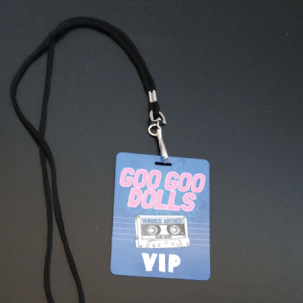 Goo Goo Dolls Summer Anthem Tour 2025 VIP Lanyard